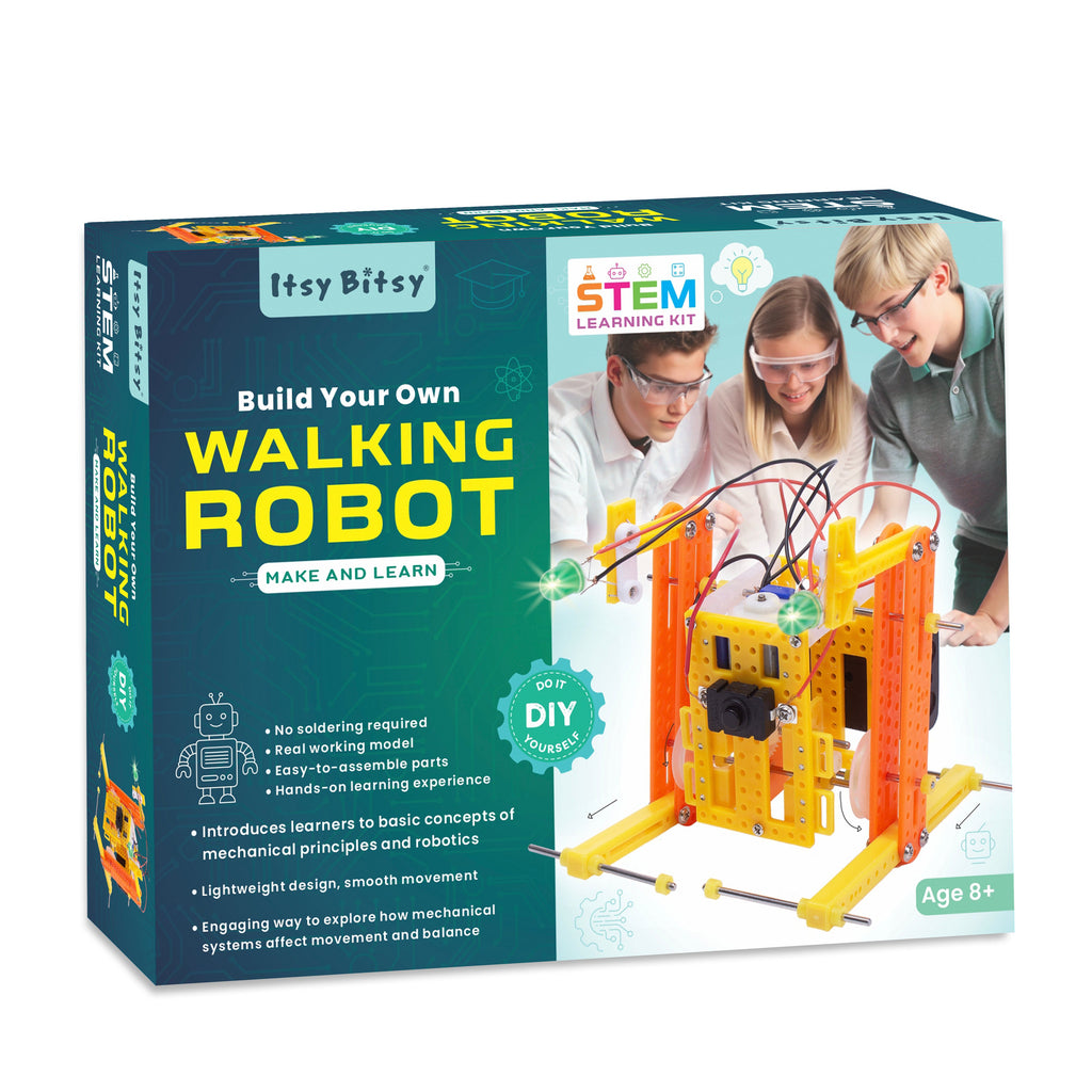 DIY STEM Learning Kit Build Your Own Walking Robot 1 BOX