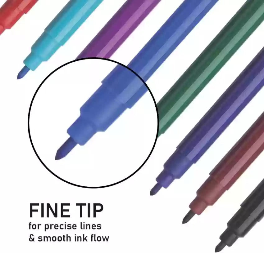 Mini Sketch Pens 12 Shades 1Pack