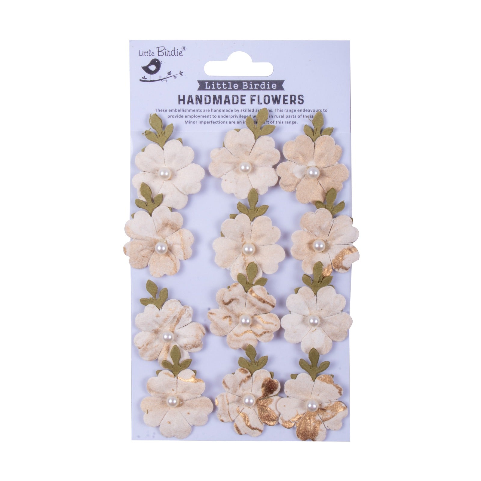 Handmade Pearl Flower 1pack