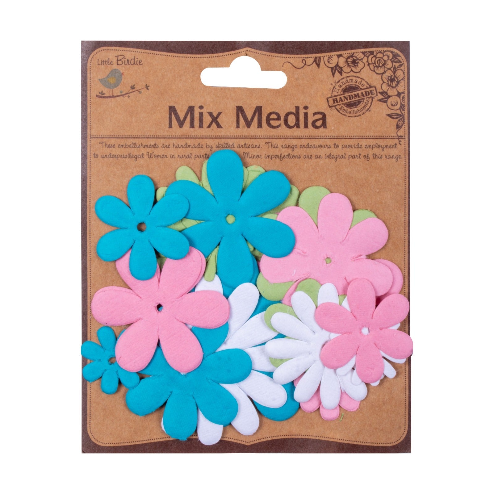 Handmade Punched Flower 1pack