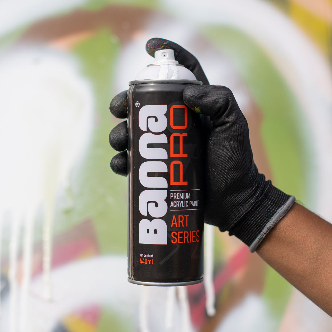 Graffiti Spray Paint Pure White 400ml Bottle