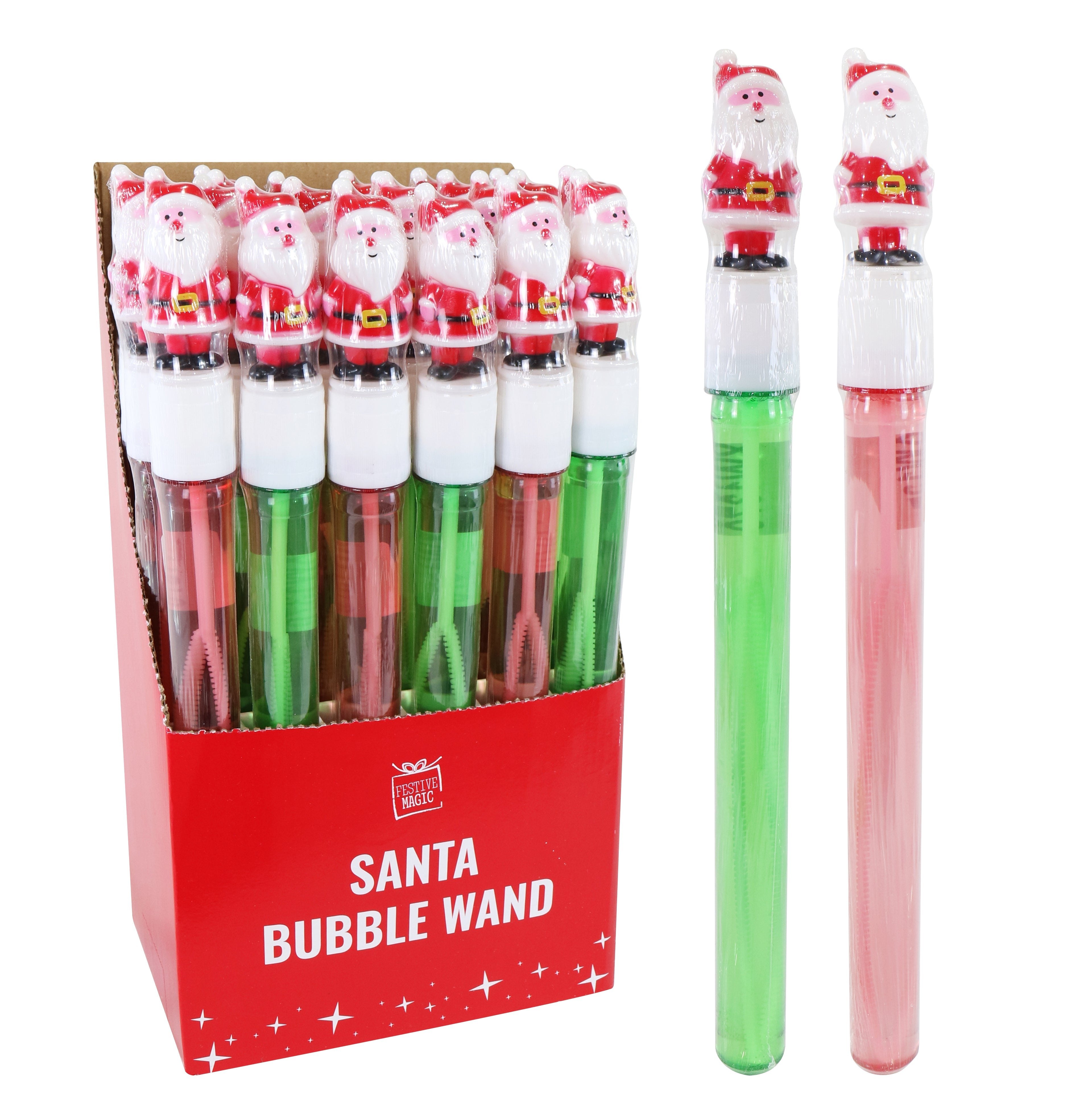 Xmas Bubble Wand 110ml 1pc