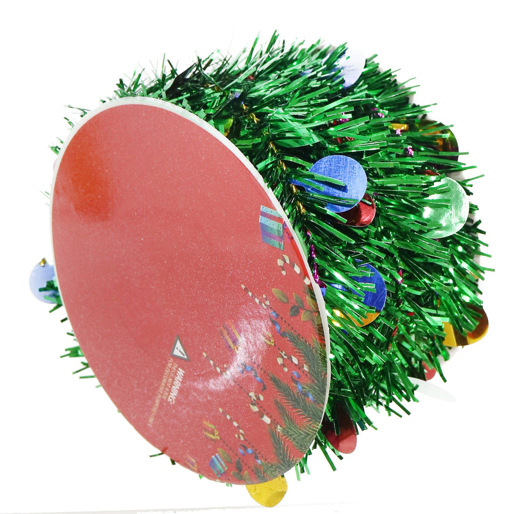 Tinsel Ribbon with Die Cut Rainbow Dots 7.6cm Roll