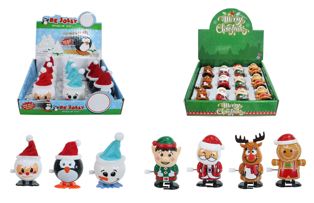 Christmas Wind Up Toy Assorted 6.5cm 1pc