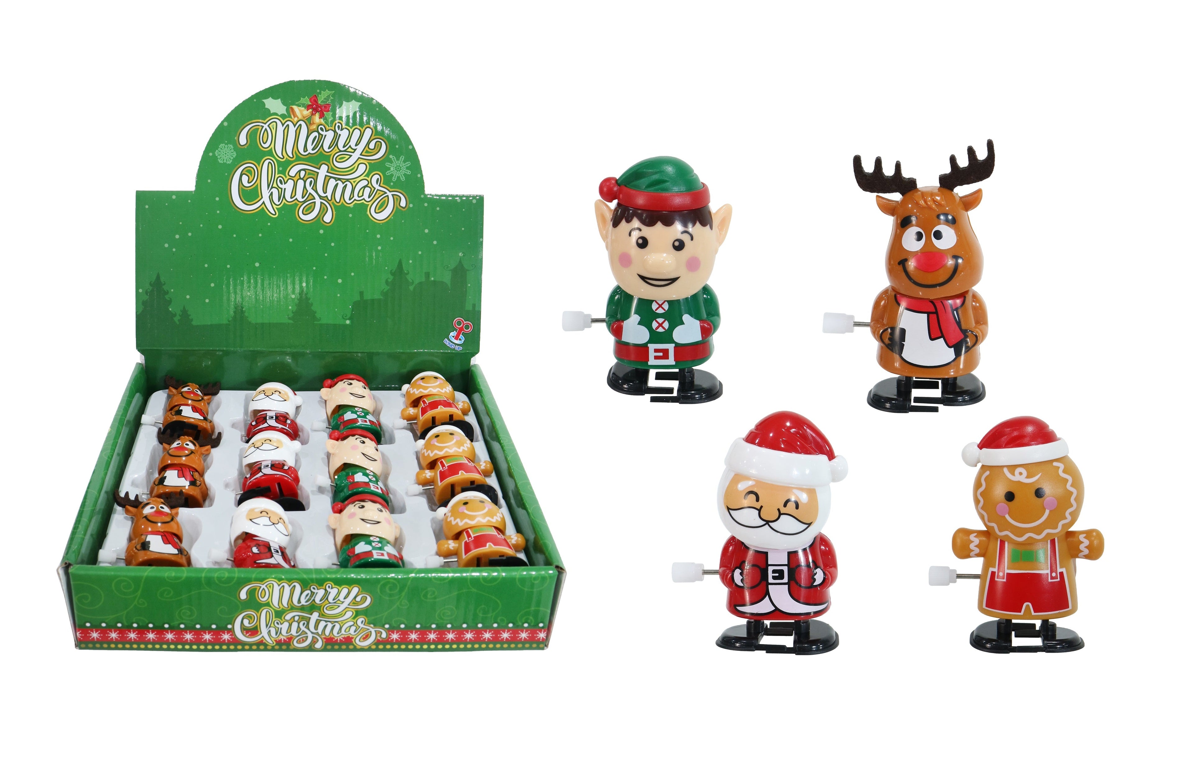 Christmas Wind Up Toy Assorted 6.5cm 1pc