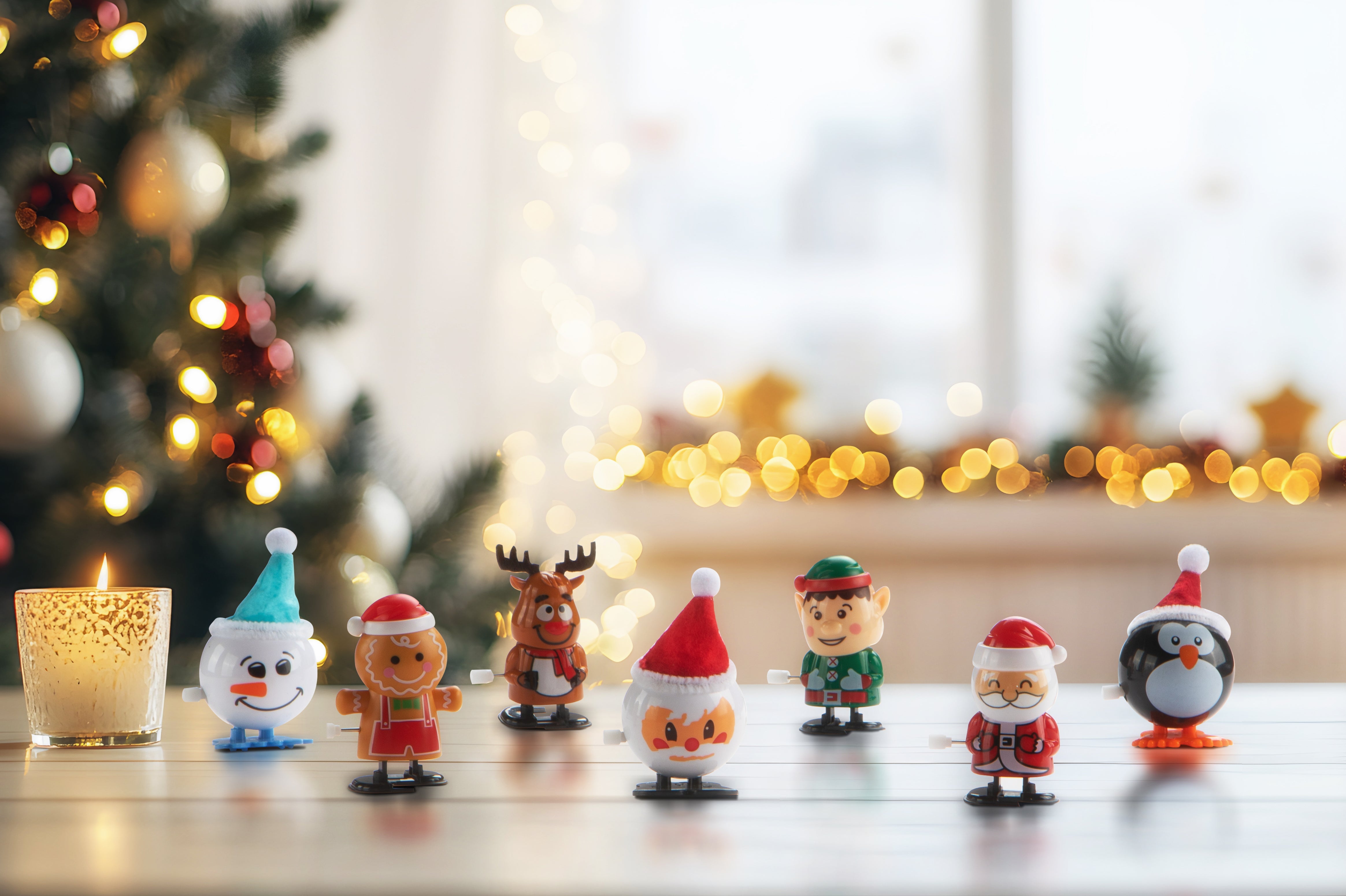 Christmas Wind Up Toy Assorted 6.5cm 1pc