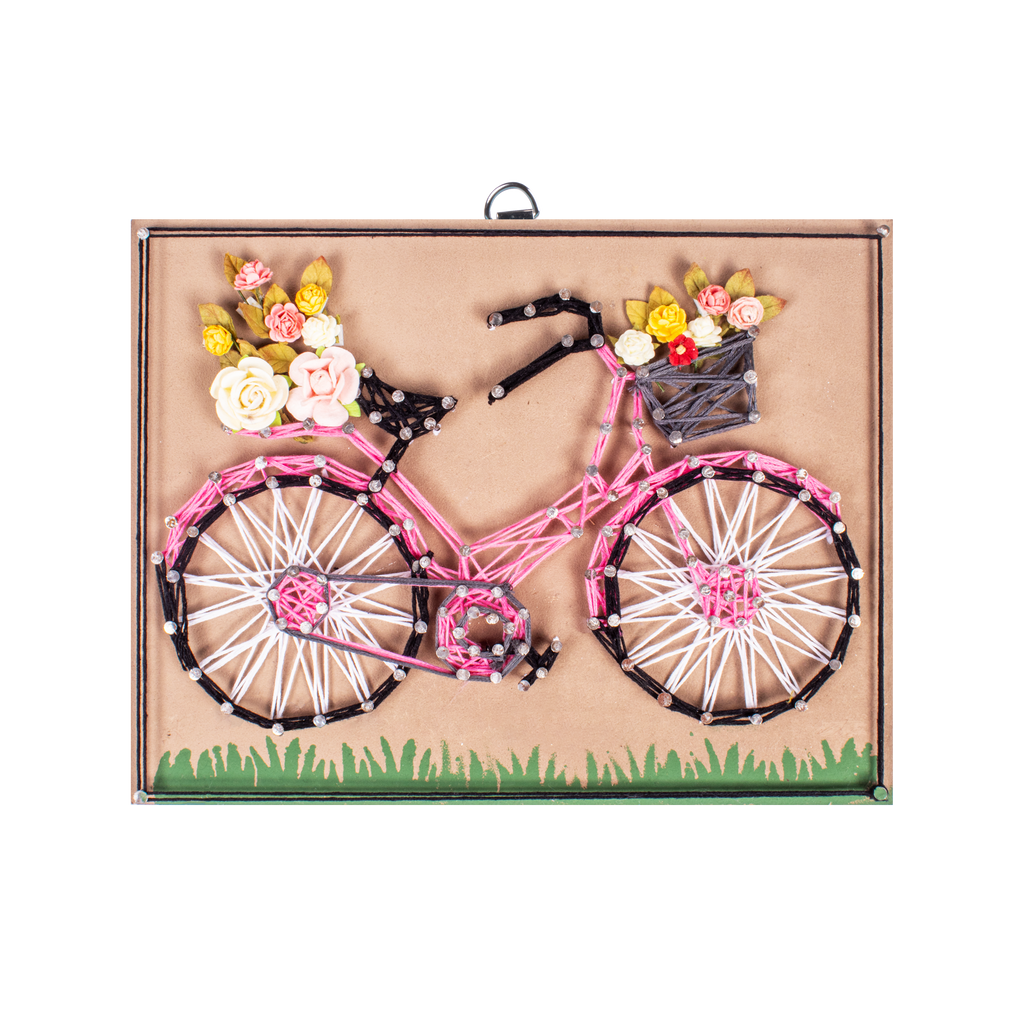 DIY String Art Kit - Bicycle, 1 Box
