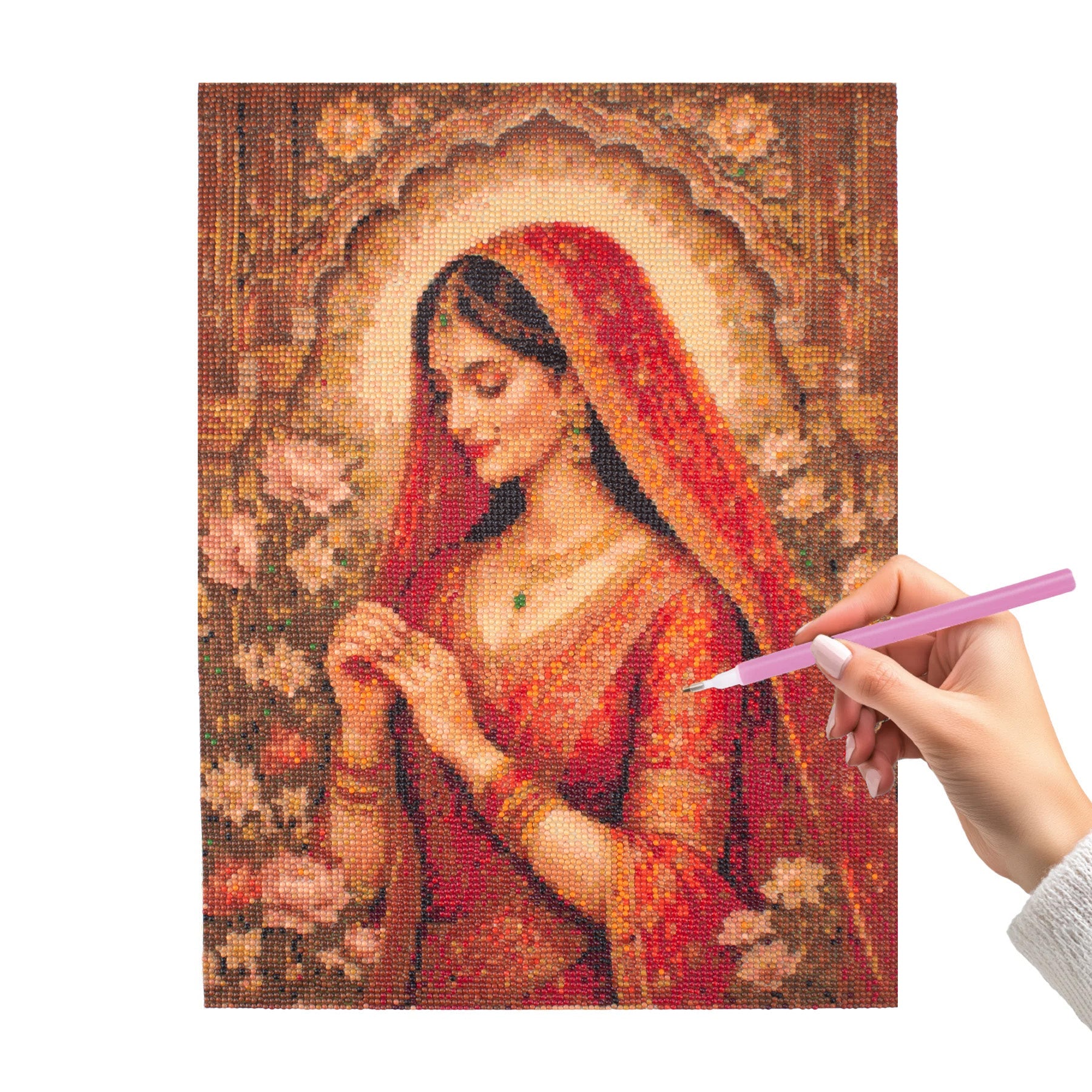 5D Diamond Painting Kit Graceful Lady 40 X 50cm 1pc Acetate Box