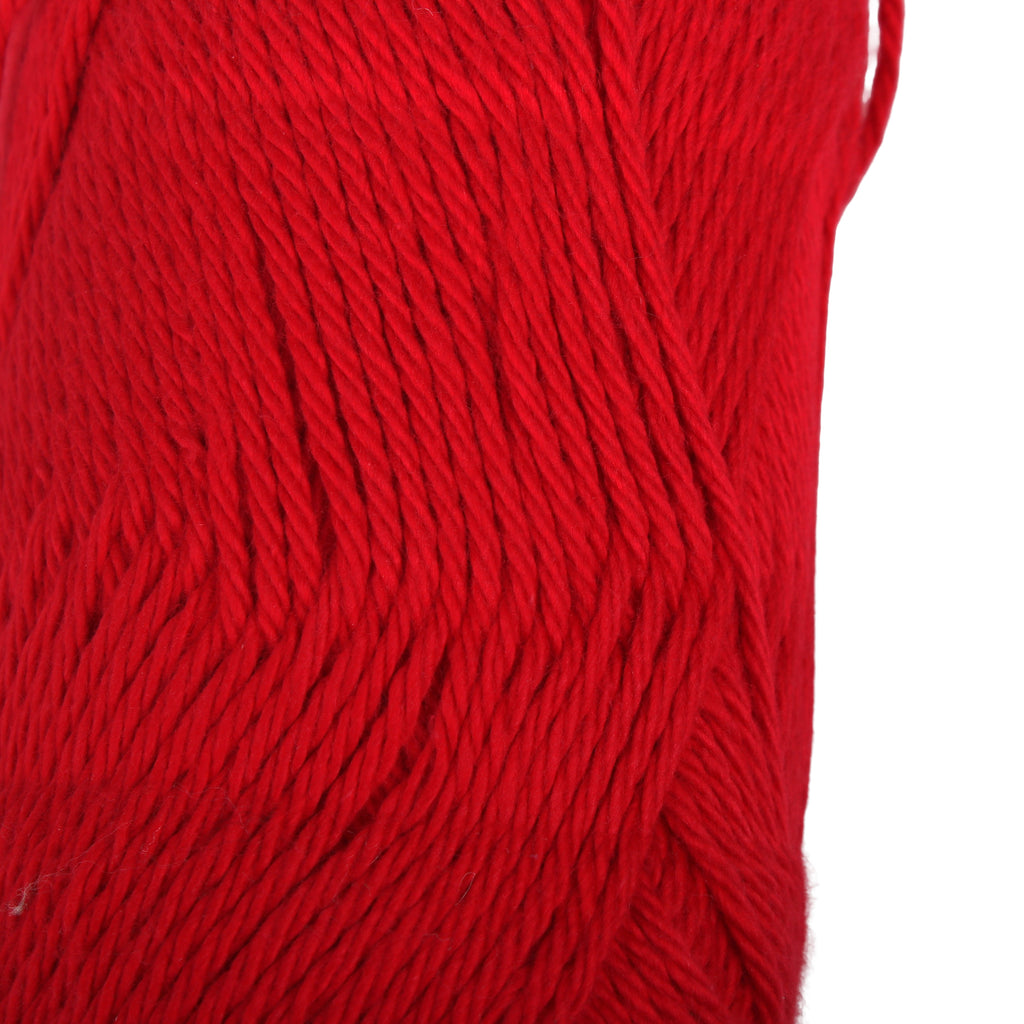 Cotton Comfy Knitting/Crochet Yarn 100% Cotton Tomato Red 169m 100g