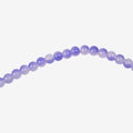 Glass Bead Round Dual Tone Purple 8mm 35beads 1string