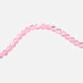 Glass Bead Round Dual Tone Pale Pink 8mm 35beads 1string