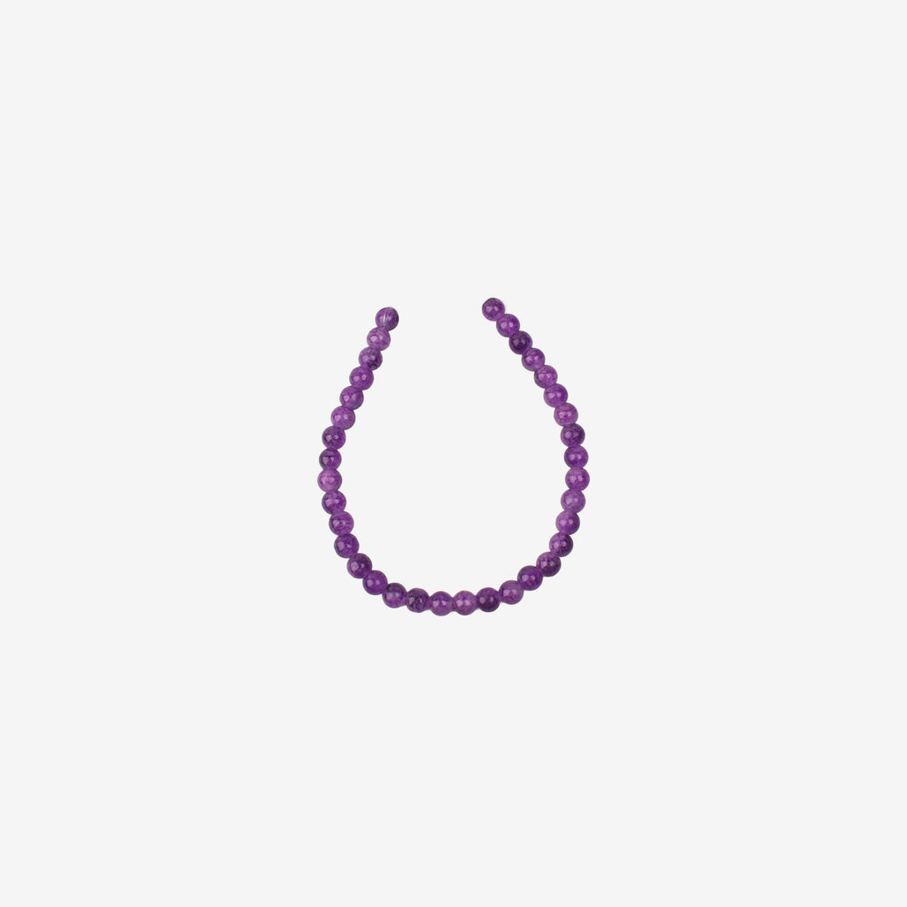 Glass Bead Round Dual Tone Grape Crush 8mm 35beads 1string