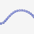 Glass Bead Round Dual Tone Purple Orchid 8mm 35beads 1string