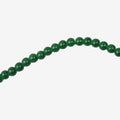 Glass Bead Round Green 8mm 35beads 1string