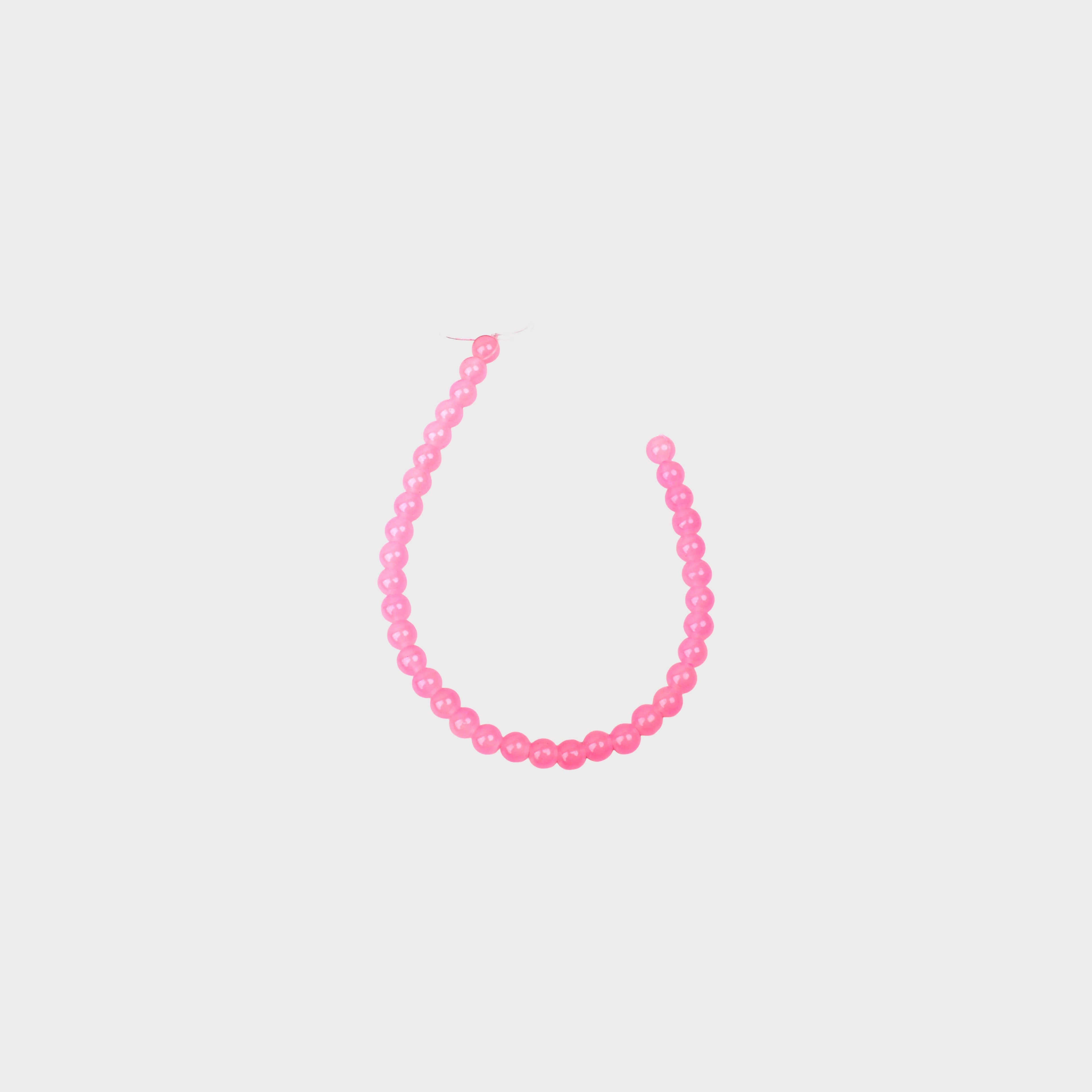 Glass Bead Round Blush Pink 8mm 35beads 1string