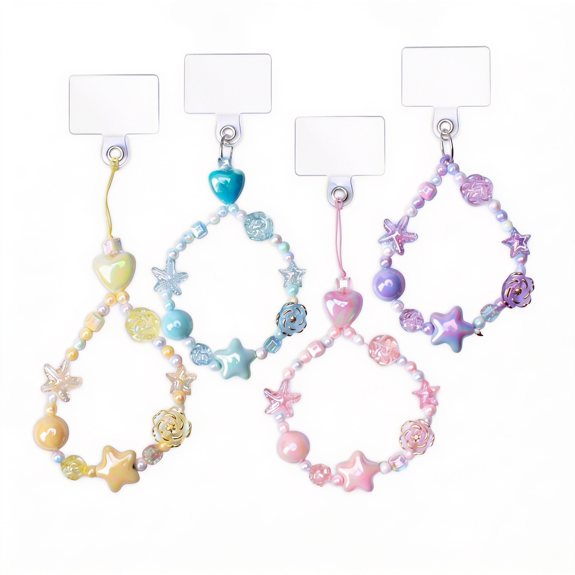 Phone Charm Star Flora Lavender 1pc
