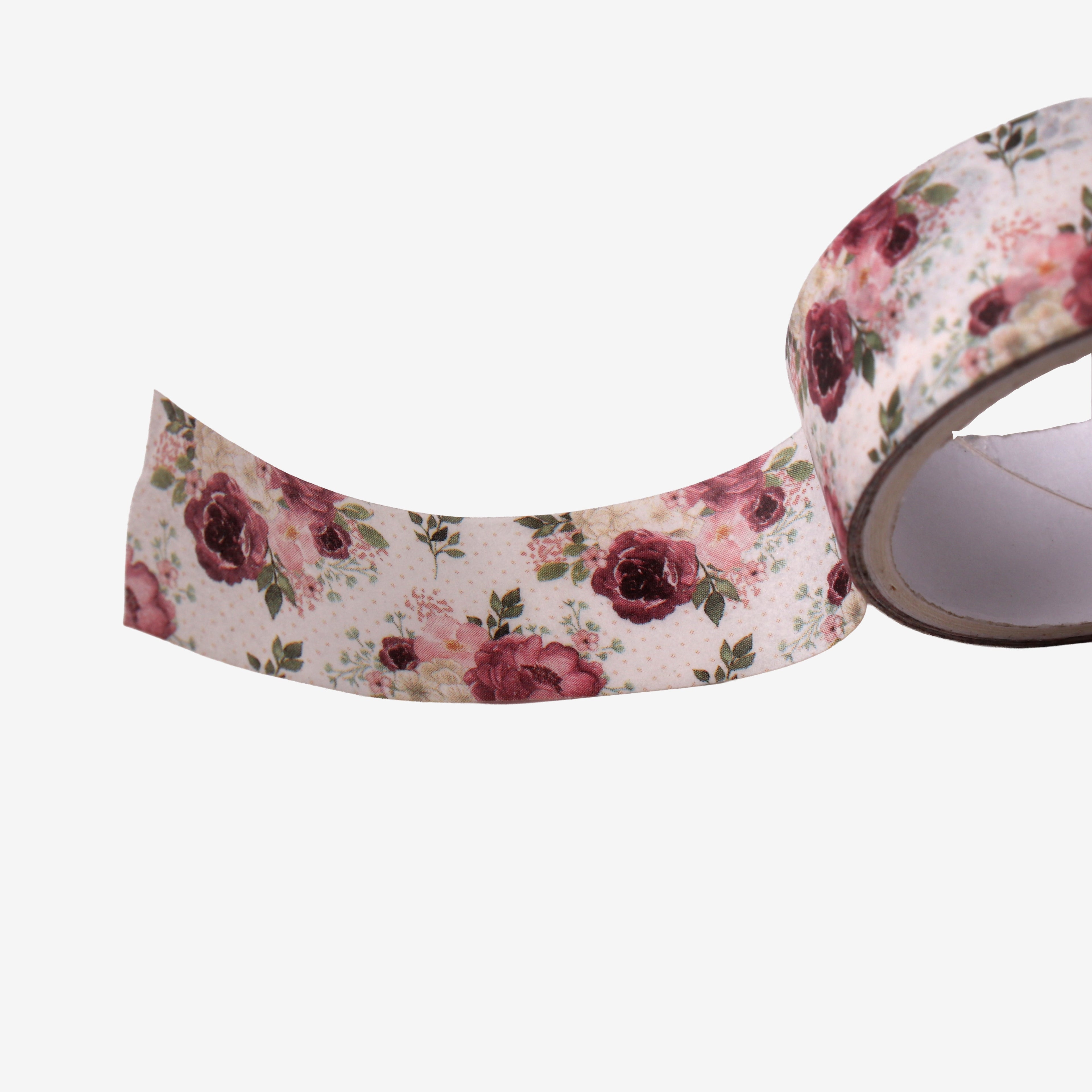 Washi Tape Floral Golden Foil 1.5cm x 2m Roll