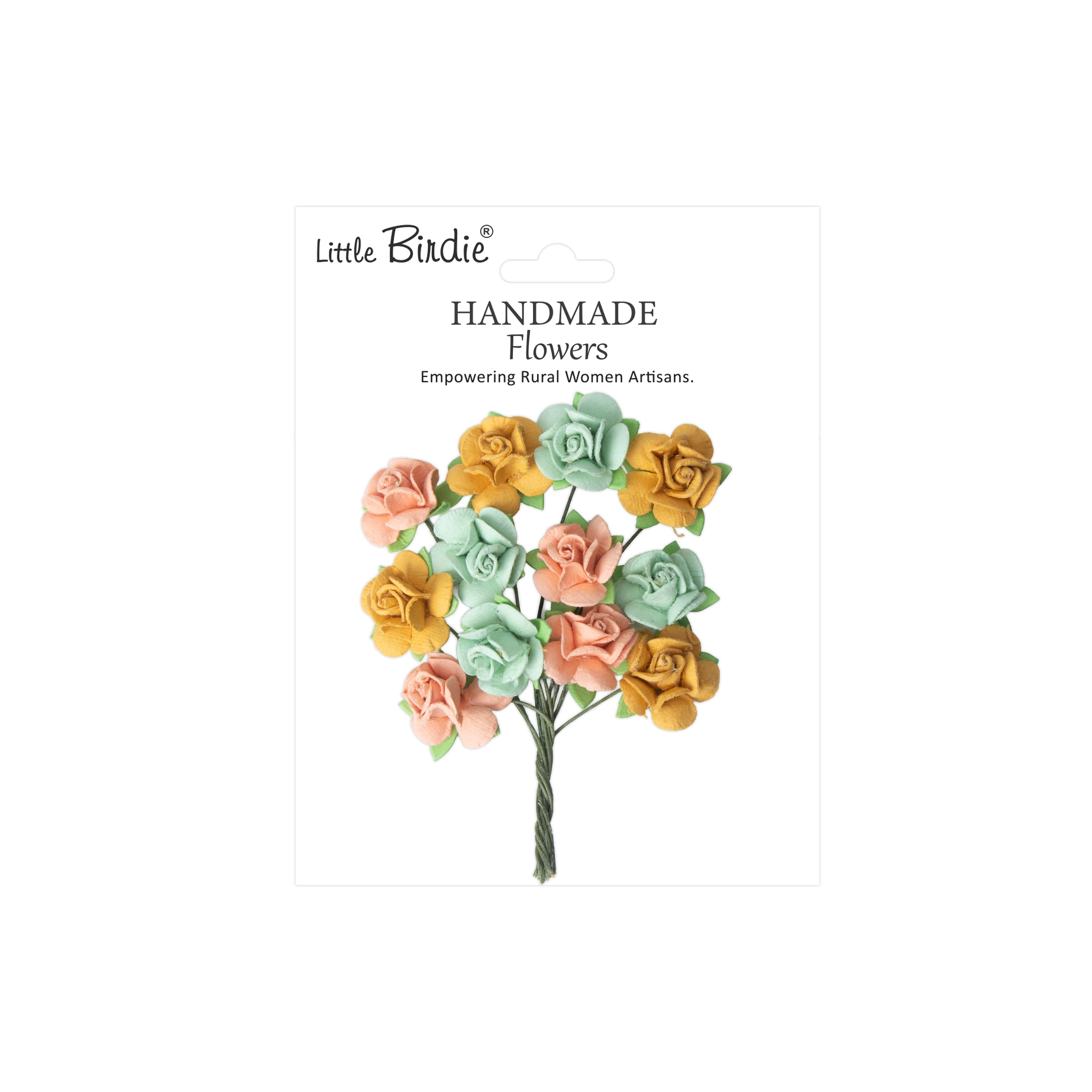 Handmade Flowers Catalina Pastel Palette 12pc