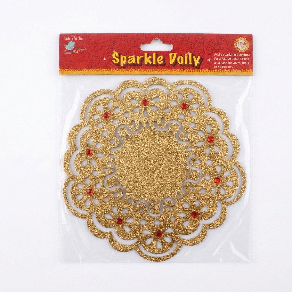 SPARKLE DOILY GOLD 7 INCH 1PC