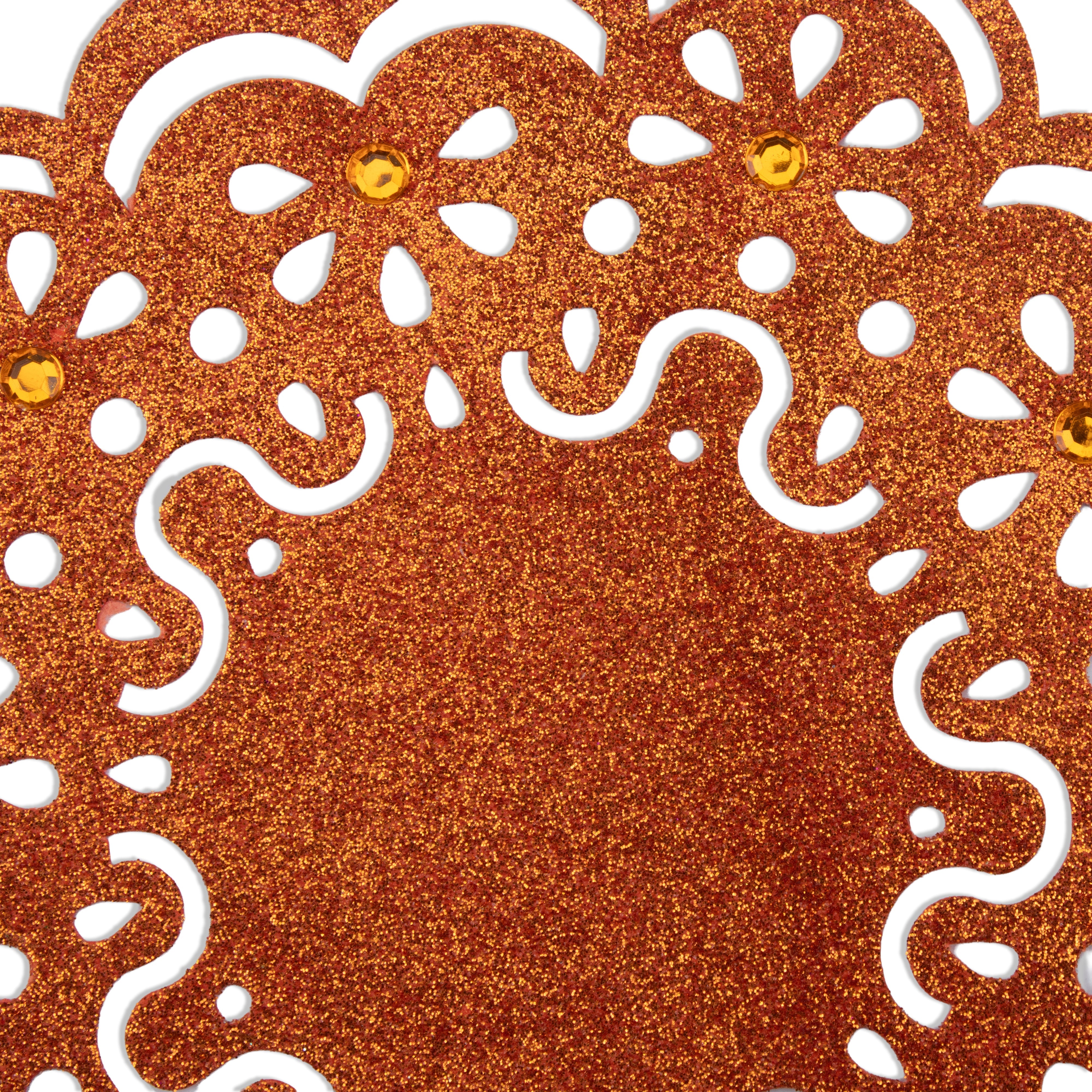 SPARKLE DOILY ORANGE 7 INCH 1PC