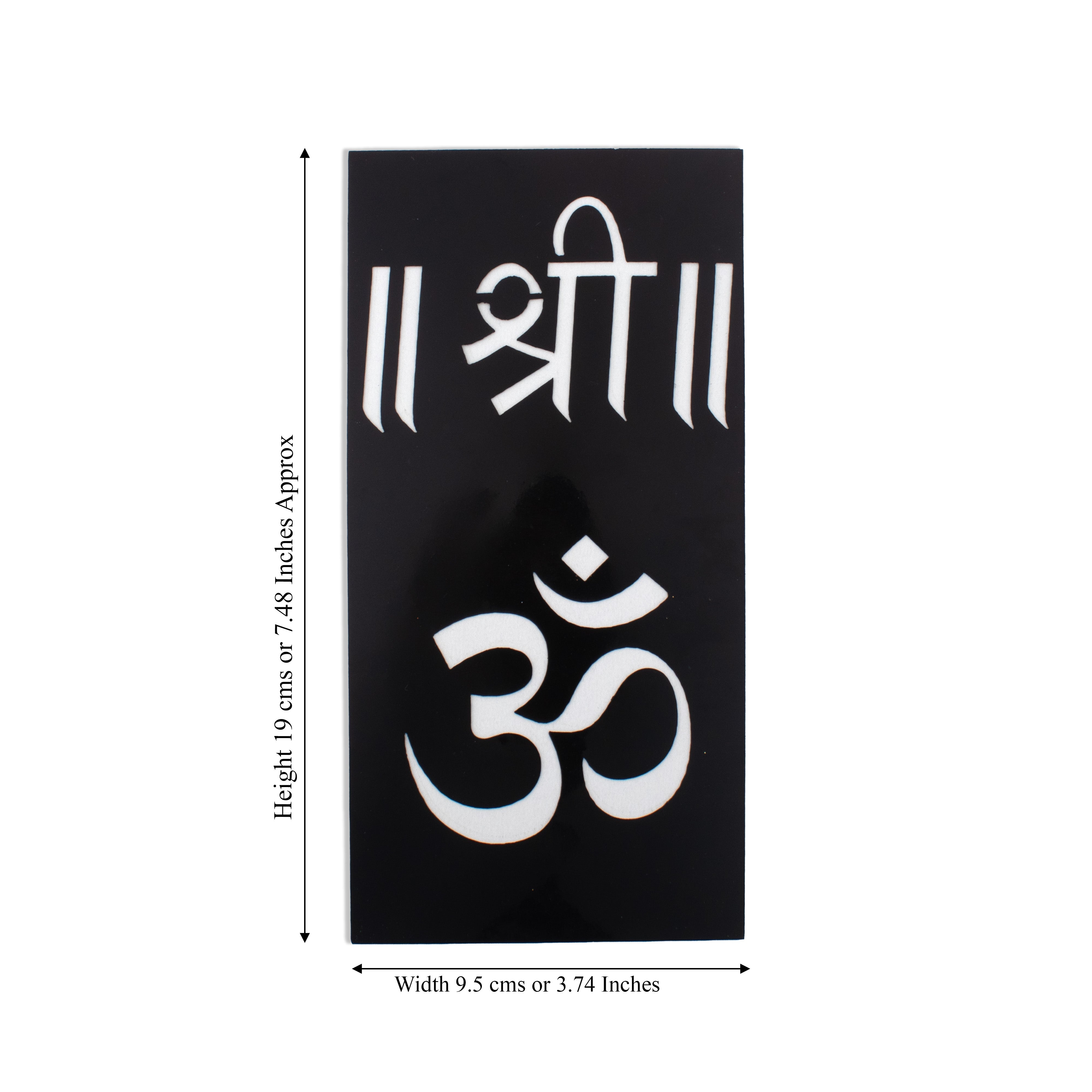 STENCIL SHREE AND OM 1PK