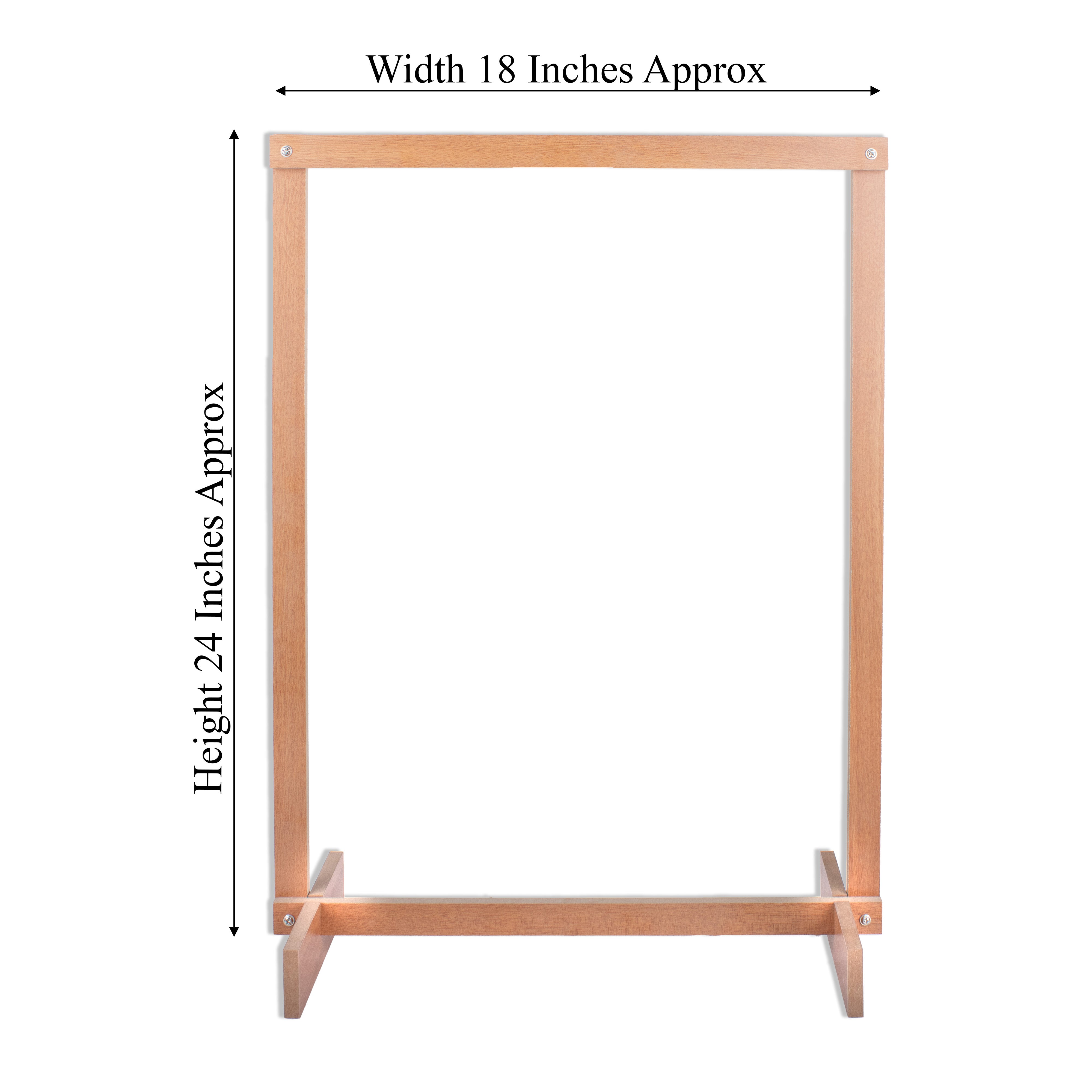 Foldable Wooden Decoration Backdrop Stand 24 X 18inch 1pc