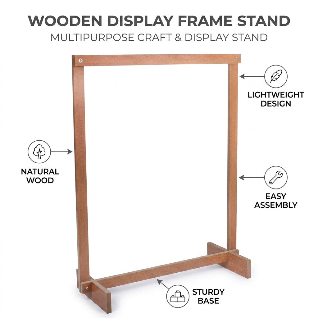 Foldable Wooden Decoration Backdrop Stand 24 X 18inch 1pc