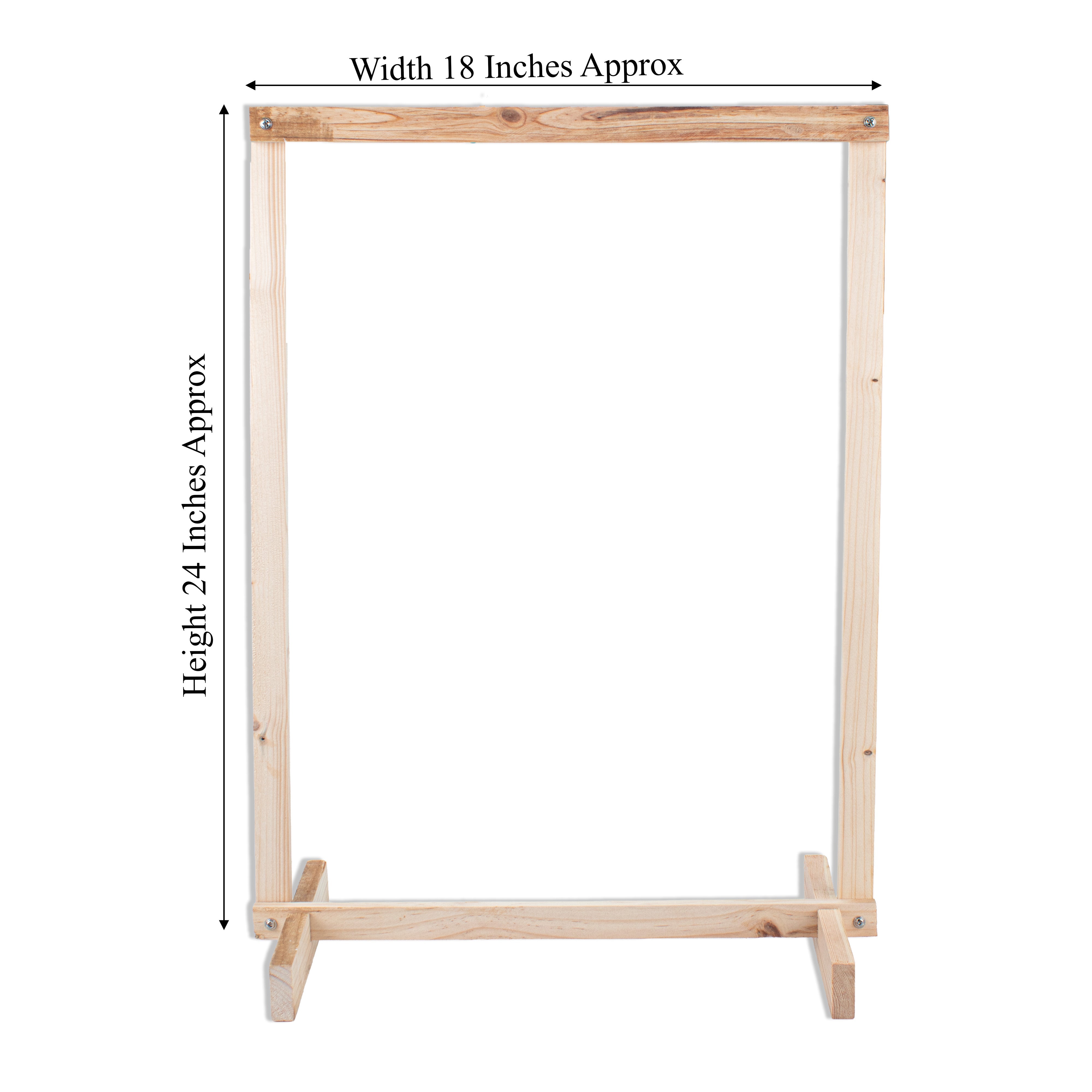Pinewood Foldable Decoration Backdrop Stand 24 X 18inch 1pc