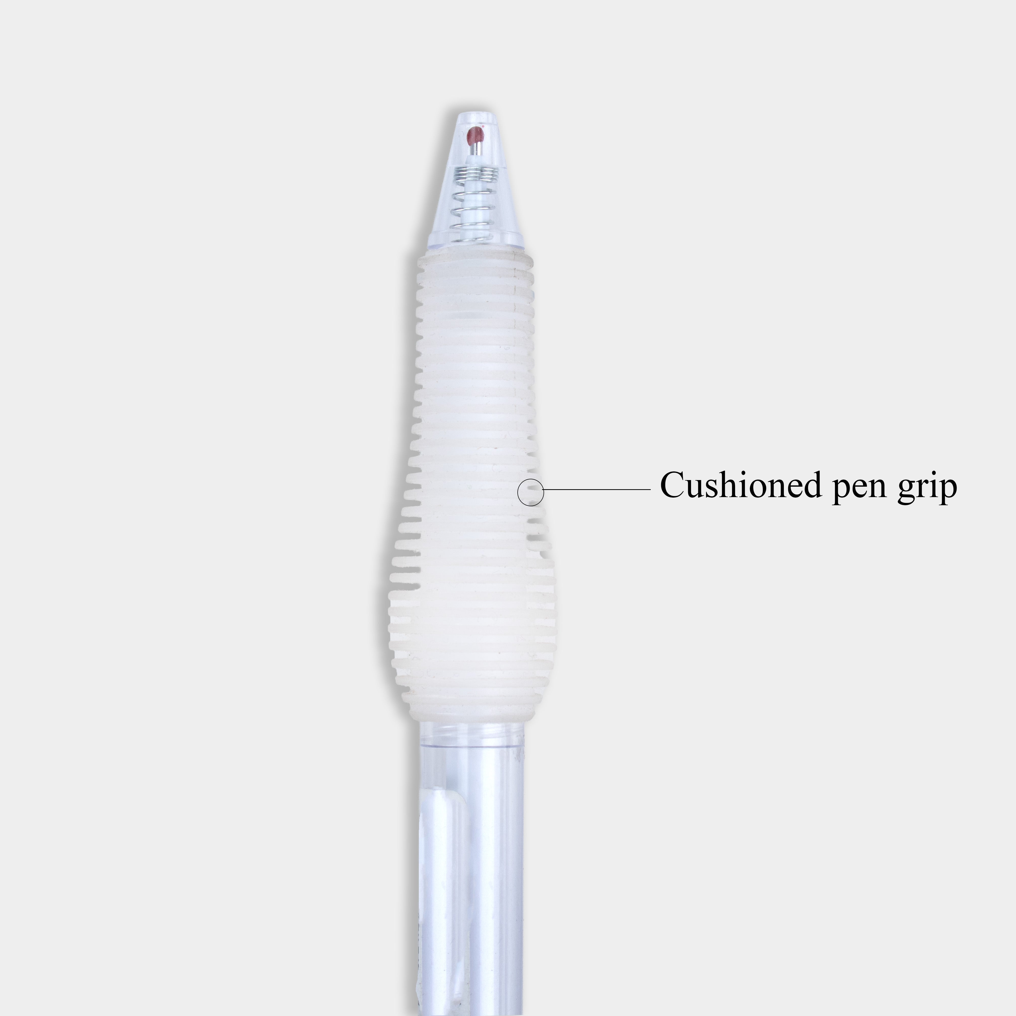 Ballpoint Pen With Soft Grip Blue 0.5mm 1pc