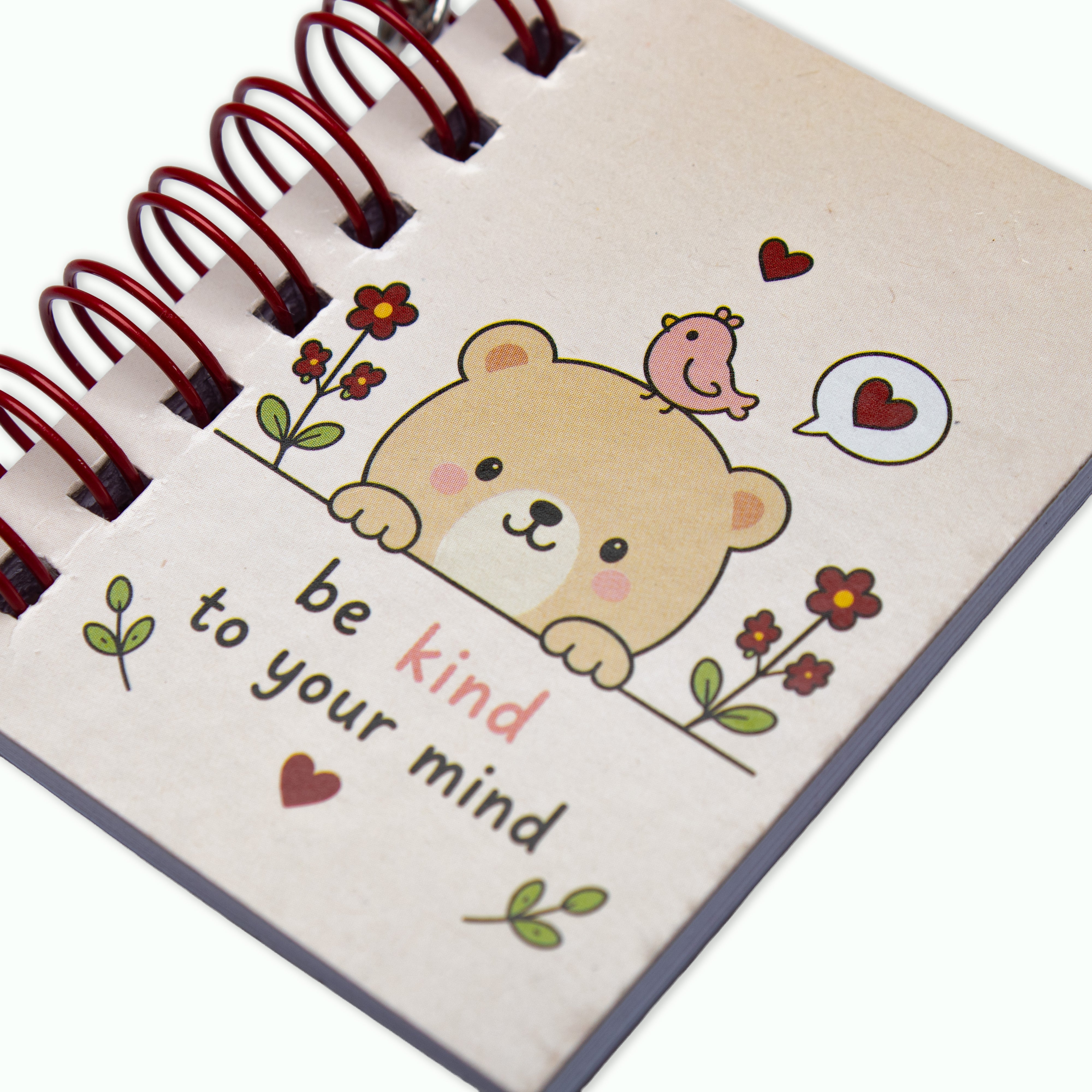 Keychain Notebook Be kind to mind L6.8 X W5.3cm 70gsm 80 pages 1 Book IB