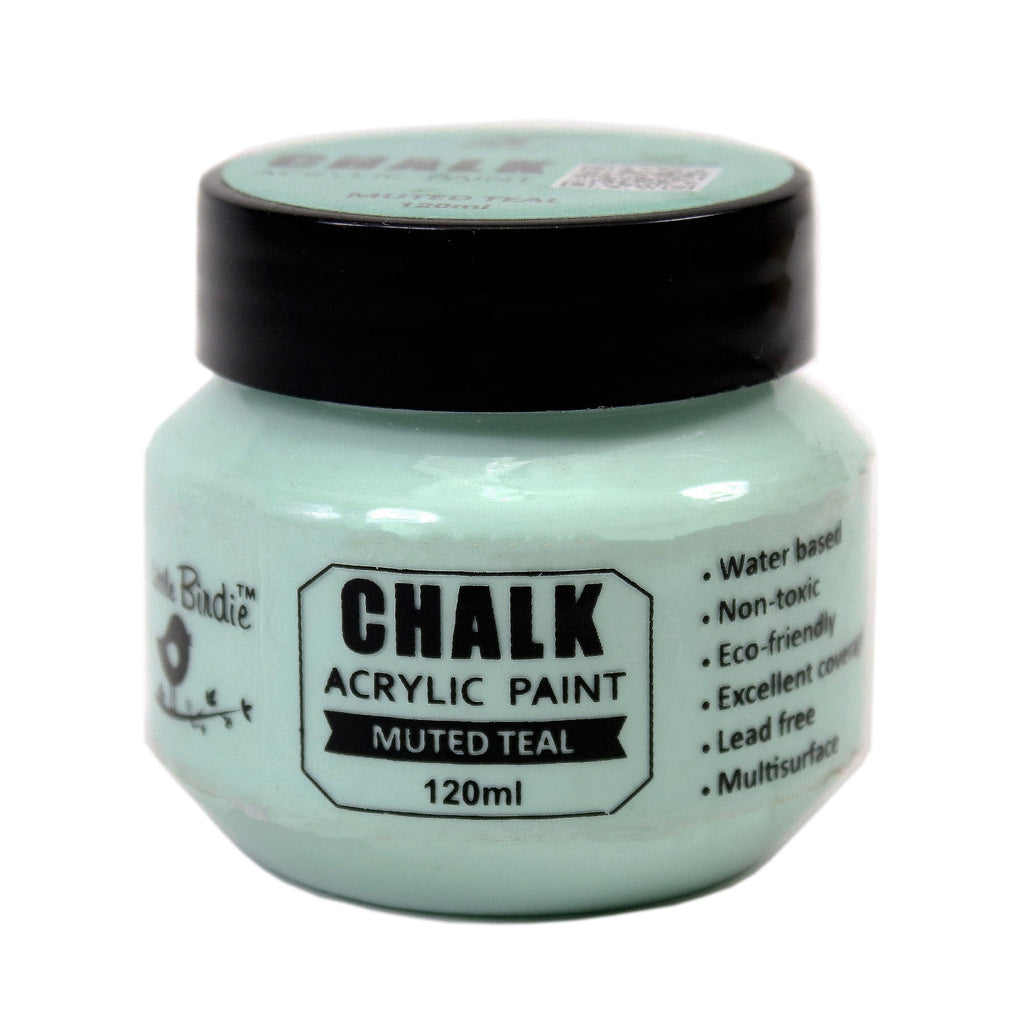 Home Decor Chalk Paint Muted Teal 120ml Bottle