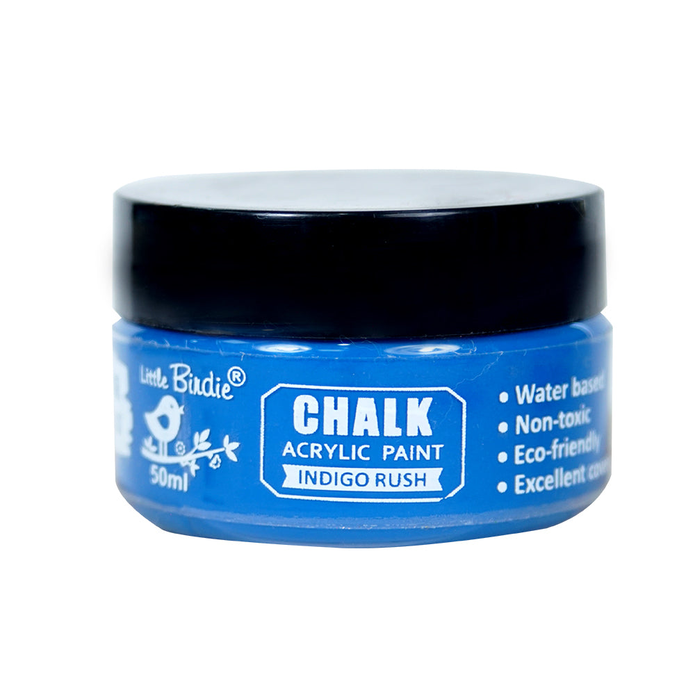 Home Decor Chalk Paint Indigo Rush 50ml Bottle