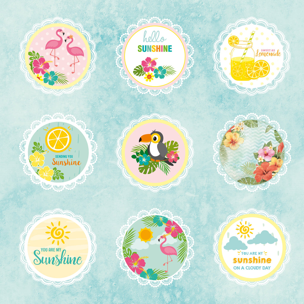 Paper Pack 12In X 12In Sunshine And Lemonade 12Sheets 250Gsm