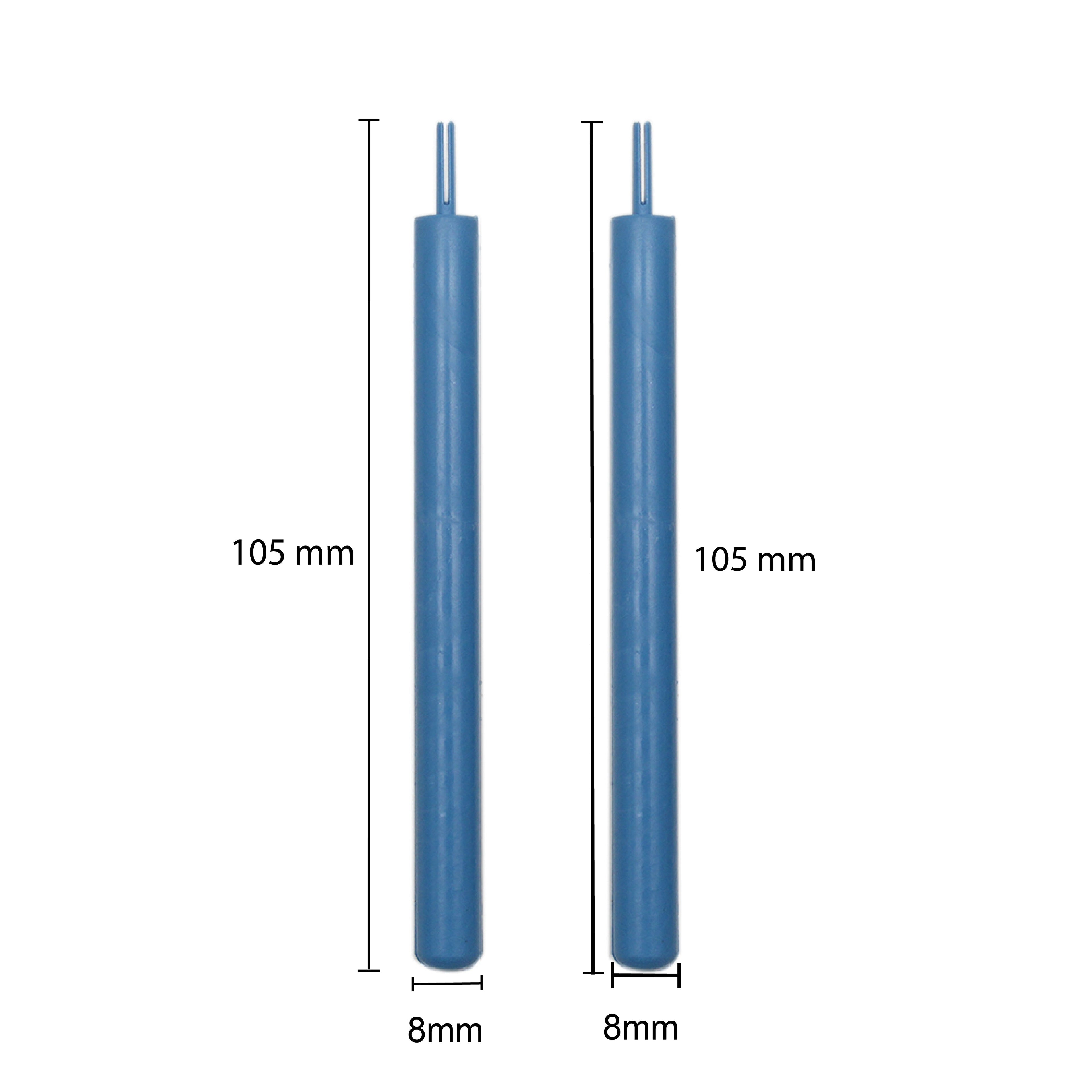 Quilling Tool Plastic 105X8mm Blue 2pcs