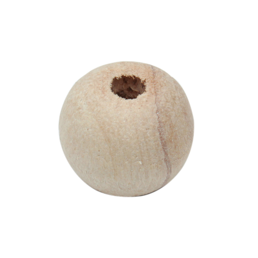 Wooden Beads 15Mm Natural 25Pcs
