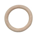 Wooden Rings 3.5Inch Dia Natural 5Pcs
