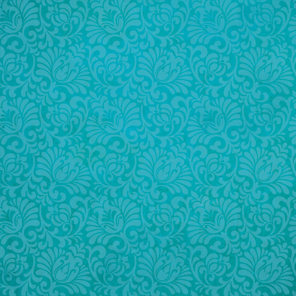 Paper Pack 12In X 12In Aqua Medley,250 gsm 12Sheets
