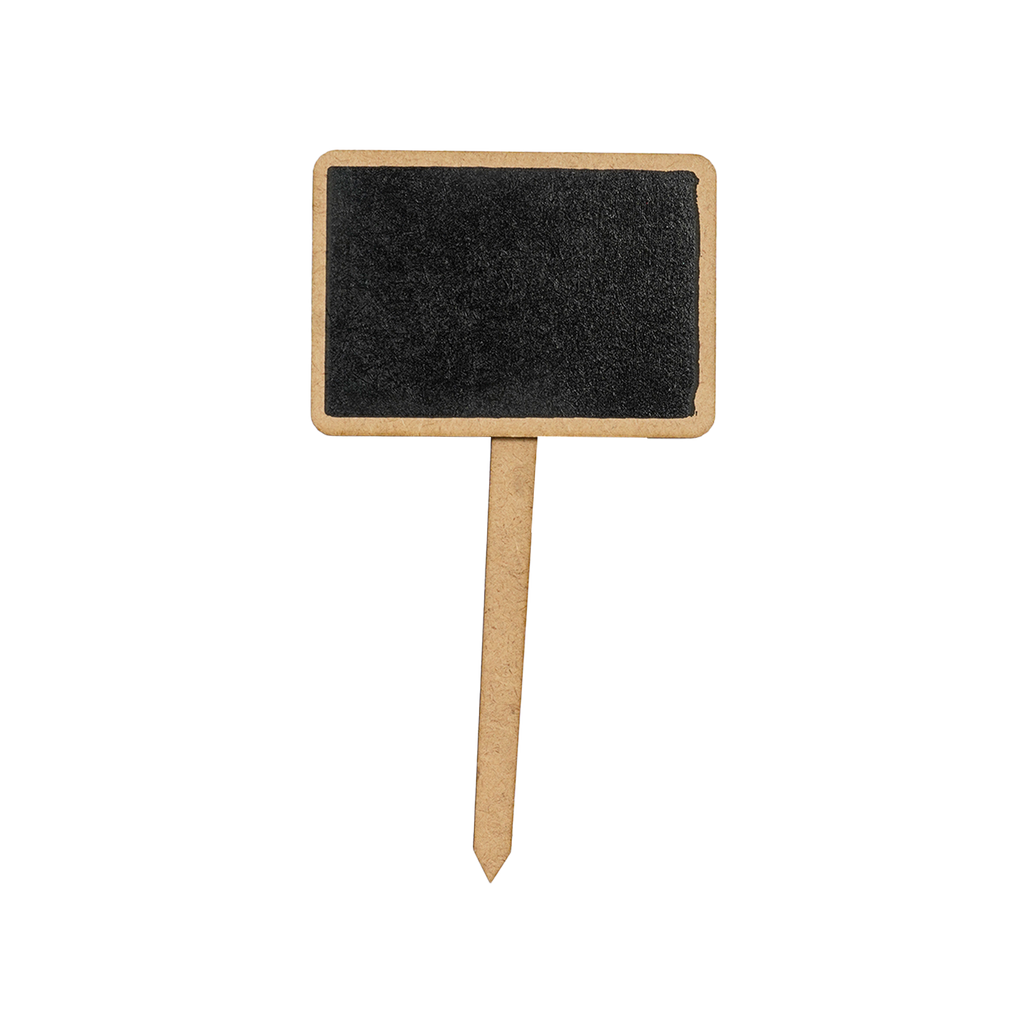 Mini Chalkboard Stick Rectangle 3.25 X 6.25inch 2pc