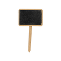 Mini Chalkboard Stick Rectangle 3.25 X 6.25inch 2pc
