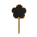 Mini Chalkboard Stick Flower 3.25 X 7inch 2pc