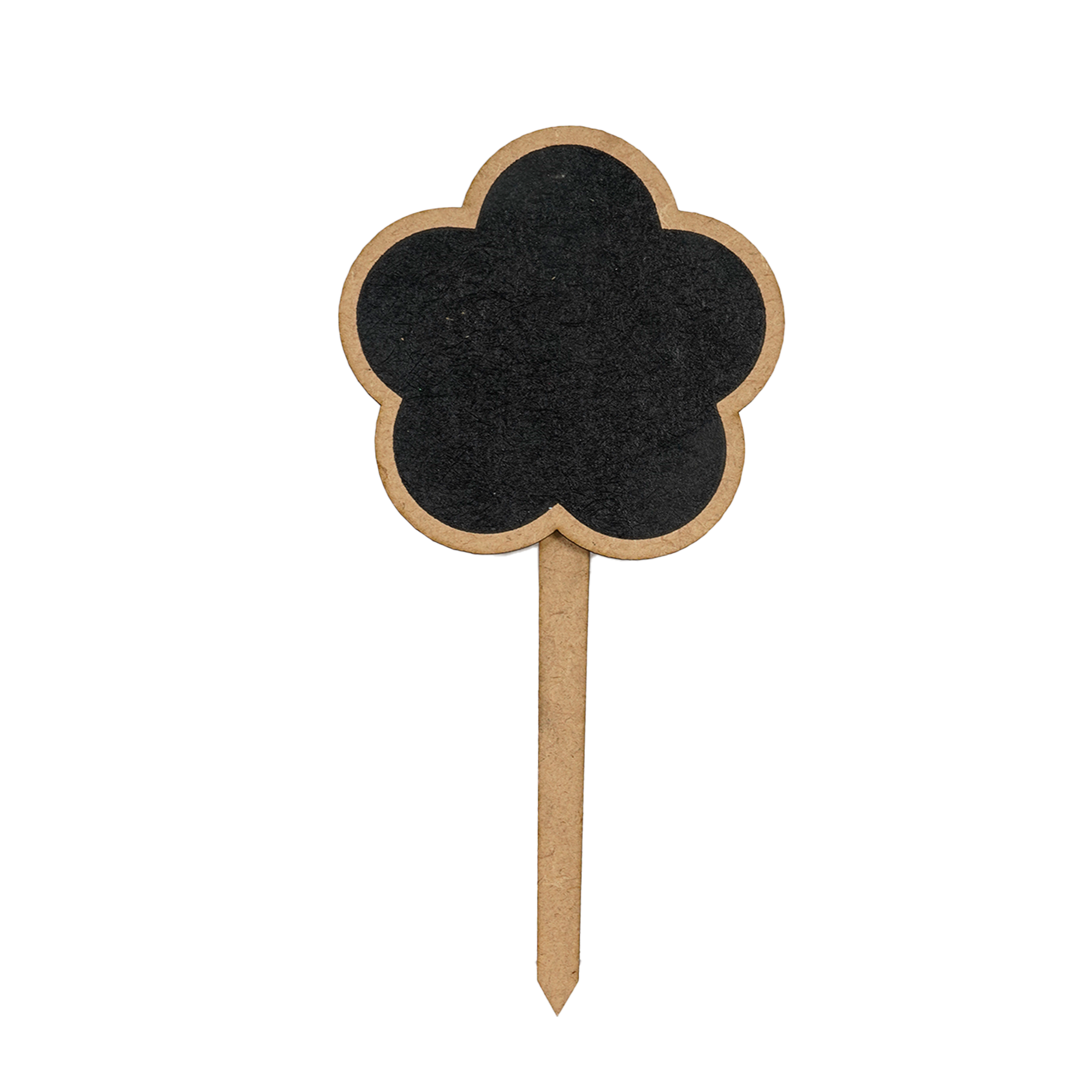 Mini Chalkboard Stick Flower 3.25 X 7inch 2pc