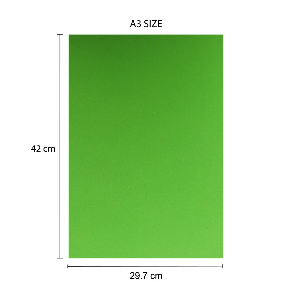 Foam Sheet A3 Parrot Green 1 Sheet Ib