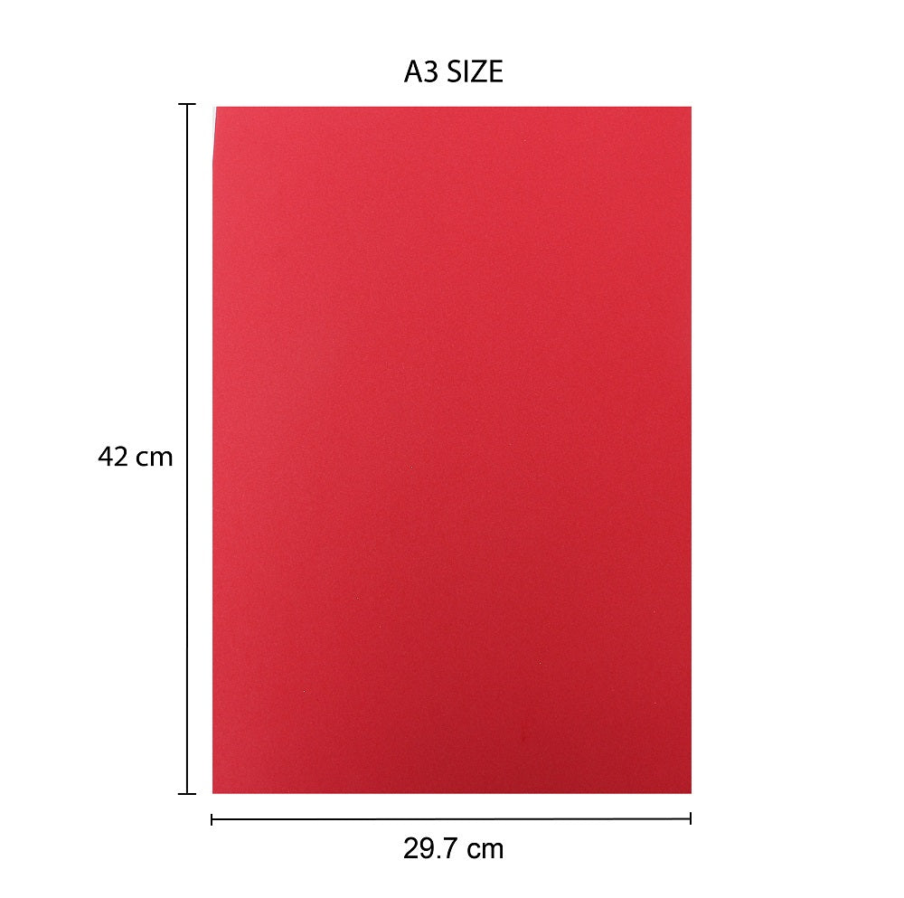 Foam Sheet A3 Sunset Red 1 Sheet Ib