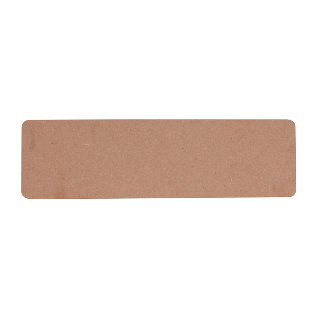 MDF Blank Rectangle 12 X 4Inch 5.5Mm Thick 1Pc Lb