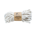 Macrame Cotton Twisted Cord 8mm 3 Ply Natural 15Mtr