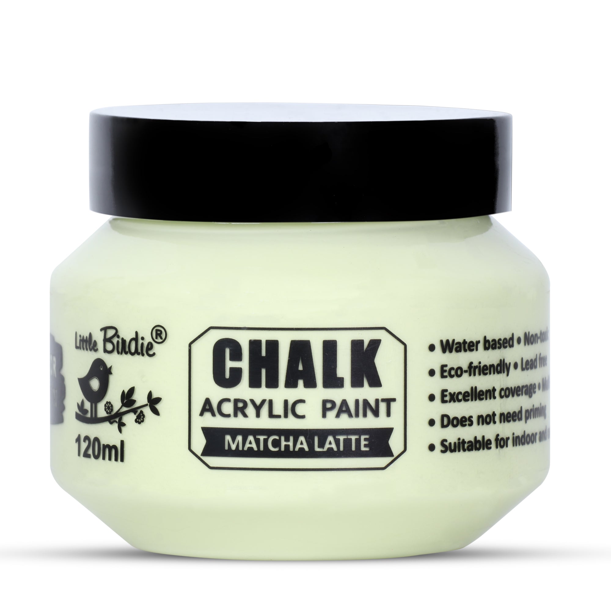 Home Decor Chalk Paint Matcha Latte 120ml Bottle