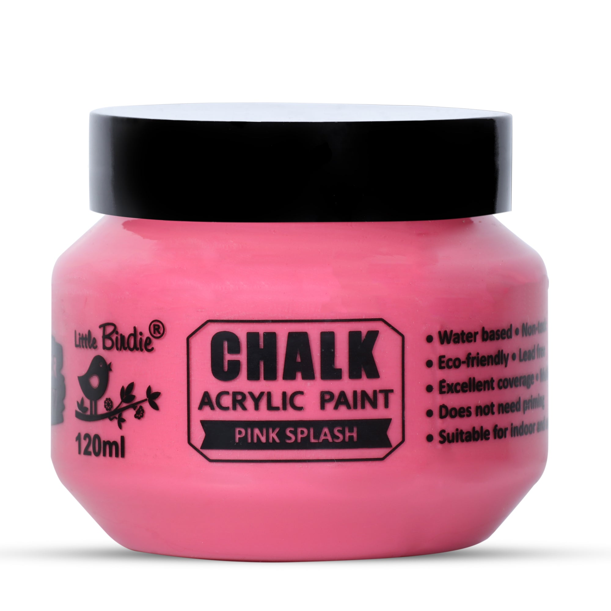 Home Decor Chalk Paint Pink Splash 120ml Bottle