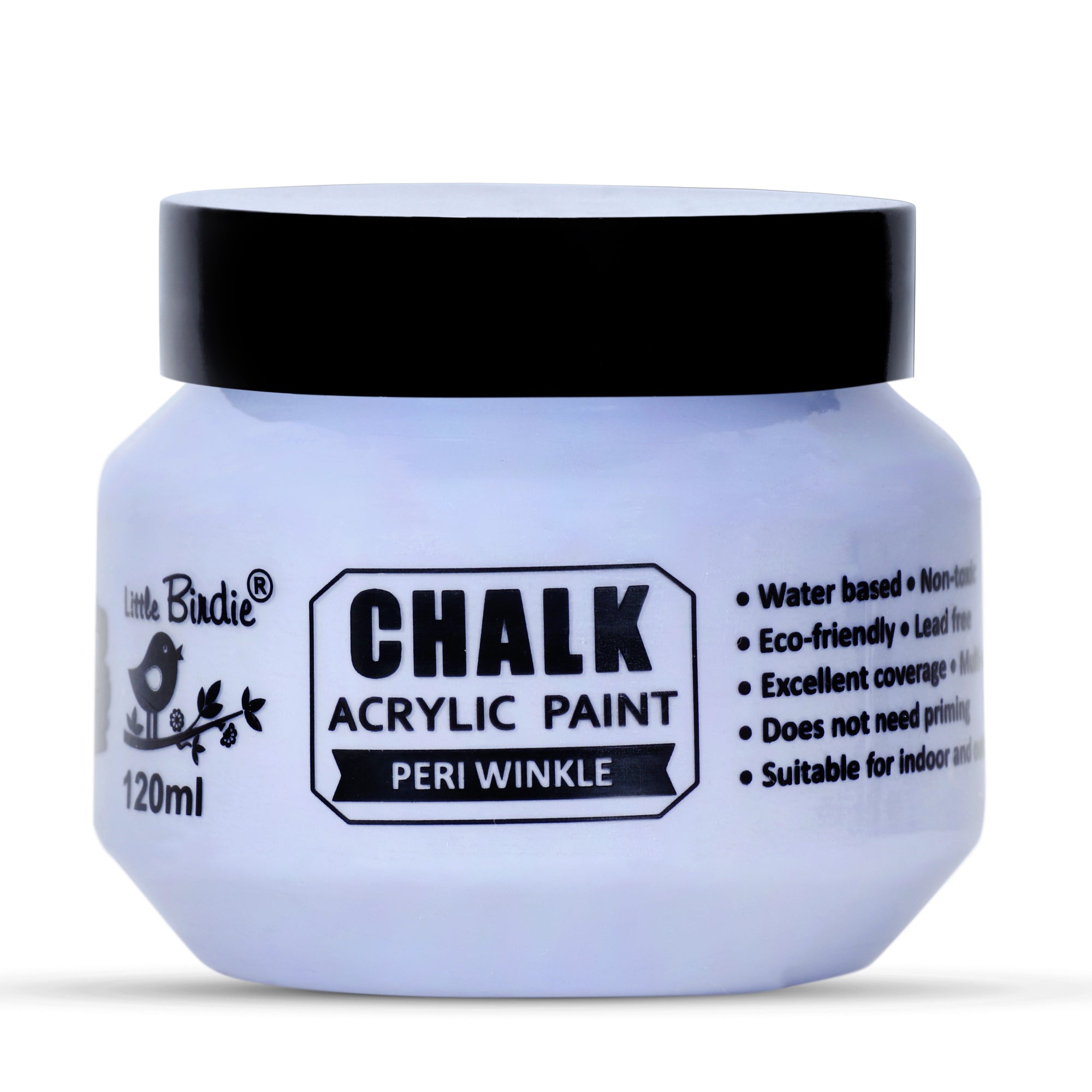 Home Decor Chalk Paint Peri Winkle 120ml Bottle