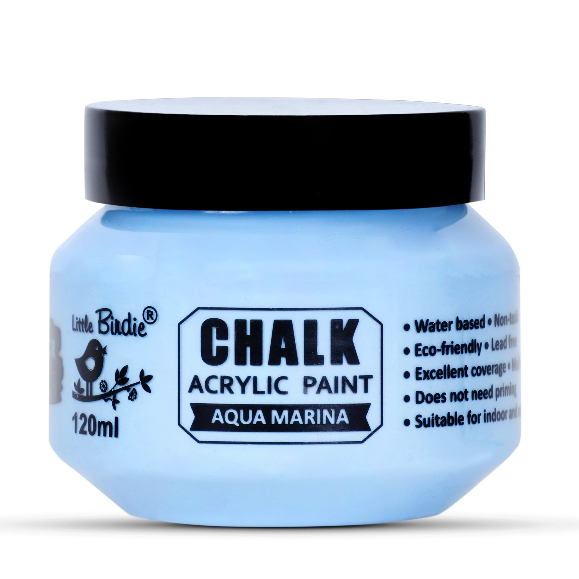 Home Decor Chalk Paint Aqua Marina 120ml Bottle