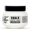 Home Decor Chalk Paint Lemon Cream 120ml Bottle